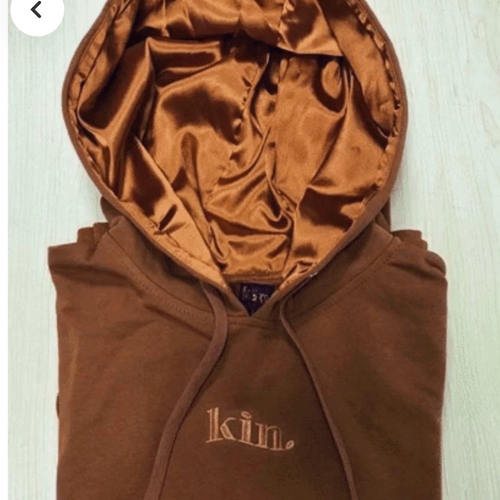 KIN Apparel satin lined  Hoodie unise